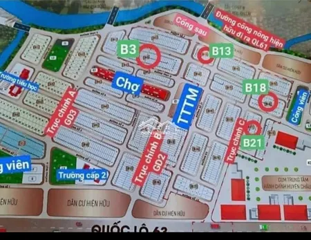 Bán đất Tại Khu đô Thị Mới & Chợ Minh Lương, 1,1 Tỷ, 110m2 B3-6,7 , Khoản 50m Tới Chợ Mới.