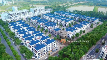 Bán Nhà Biệt Thự Thanh Hà Giá Rẻ, ở Ngay. 240m2, 4 Tầng + Hầm, Mặt Tiền 12m2, Giá Chỉ 24tỷ