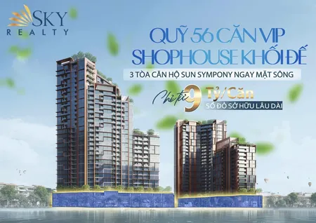 Suất Ngoại Giao Căn Shop Mặt Sông Hàn 9 Tỷ Ck 24% Tặng Gói Nội Thất - Vay 30 Tháng 0% Ls