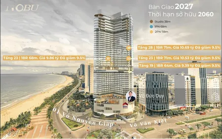 1bed Nobu đà Nẵng, View Trực Diện Biển, Full Style Nhật. Có Thể ở, Hoặc Gửi Nobu Hotel Vận Hành
