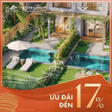 Biệt Thự Biển La Tiên Villas 3 Tầng Hồ Bơi Riêng, Có Thể Nhận Bàn Giao Thô Tự Do Hoàn Thiện 12.6 Tỷ