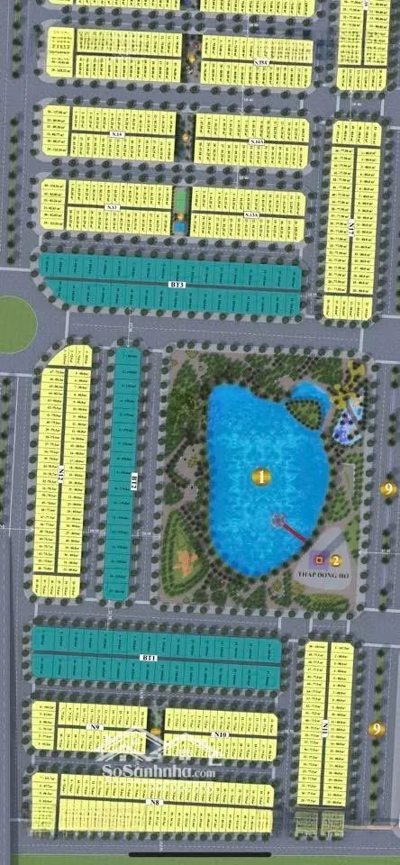 Siêu Phẩm Biệt Thự Mặt Hồ điều Hoà Rùa Vàng.