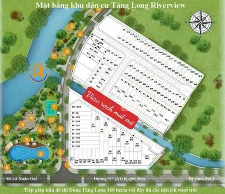 Bán Gấp đất Nền Dự án Dt: 110m2 Tại Tăng Long River View Giá Chỉ: 5,3 Tỷ