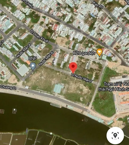 Bán Cặp đất đường Nước Mặn 7 - Giá Tốt Khu Nam Việt á, Sát Sông, đối Diện đảo Kim Cương!