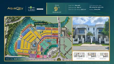 Nhà Phố 8x20 Aqua City - Gần Công Viên, Bờ Sông - Giá Hợp Lý Cho An Cư- Sô Lượng Căn Giới Hạn