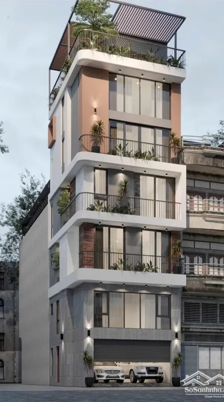 Lô Góc Cạnh Trường Việt Pháp- 7 Tầng Thang Máy - Full Nội Thất - Gara 2 ô Tô - Vị Trí Cực đẹp