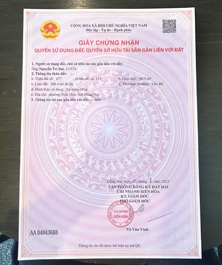 DỰ ÁN MỚI RA MẮT – 9 LÔ ĐẤT P. BIÊN HOÀ (Bửu Hoà cũ). Giá Đầu Tư