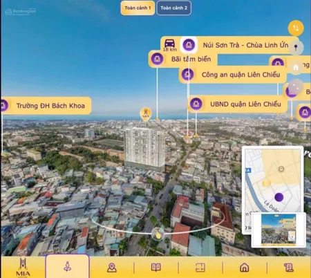 Căn hộ mia center point giá rẻ hơn đất ngoại ô giá chỉ 2 tỷ 65, ngay trung tâm liên chiểu
