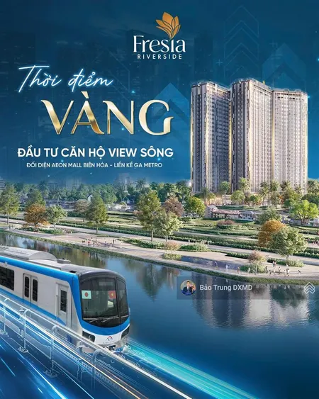 Lướt sóng fresia riverside chỉ 10% ký hđmb, lợi nhuận hấp dẫn