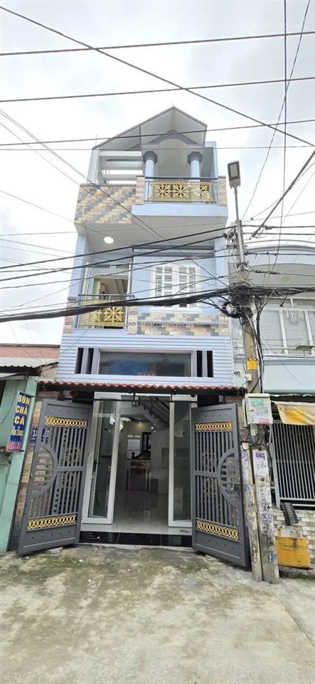 Nhà mới,đường chiến lược,bình trị đông (62m2 4.3 x 15 x 3 tầng) 6.5 tỷ tl