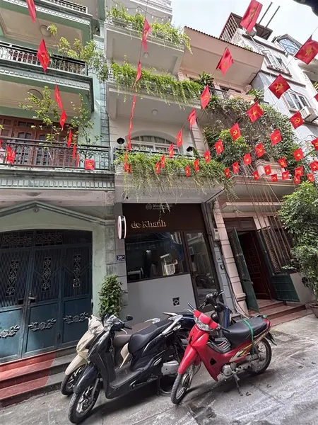 21 tỷ nhà phố lý nam đế, 60m2, 4tầng, mt 5m, 2 thoáng, ô tô đỗ cửa, khu quân sự, an ninh tuyệt đối