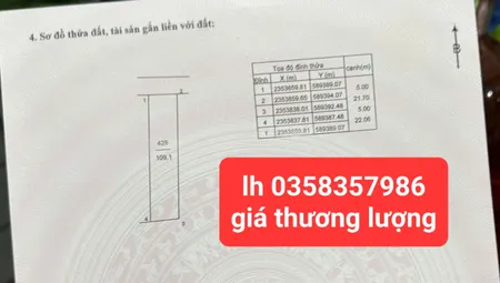 Bán đất 109.1m² ngang 5m giá 2.05 tỷ Xã Sóc Sơn