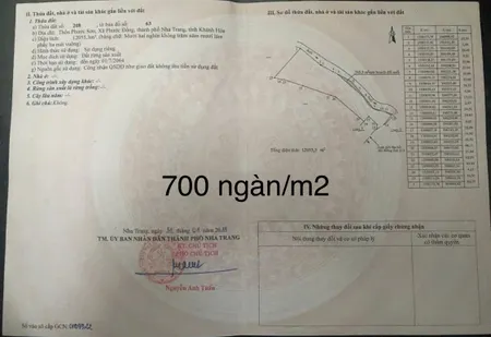 Cần bán lớp đất 1,2 hecta đất rừng tỉnh lộ 3 phường nam nha trang Khánh hòa ,