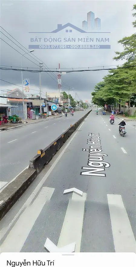 Hàng hiếm!!! nền đất mặt tiền đường nguyễn hữu trí cách trung tâm hành chính bình chánh đúng 900m