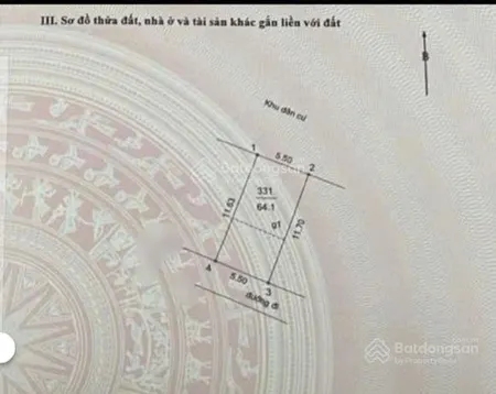 Bán 64,1m2 đất mt 5,5m phân lô di trạch ôtô vào tận nhà vị trí kim cương giá chỉ 142tr/m2