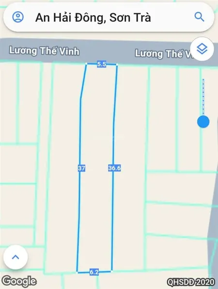 Đất mặt tiền lương thế vinh vị trí gần biển dt 218m2 giá 17,5 tỷ. 0935 121 ***