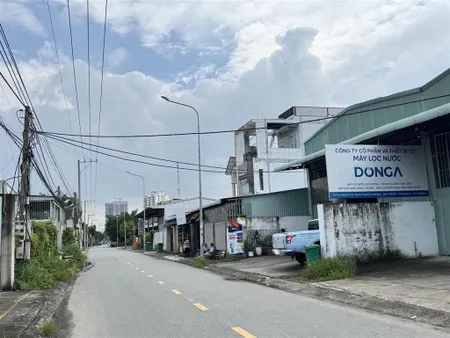 Bán đất mặt tiền kinh doanh đường vĩnh phú 38, 500m2 (ngang 12m), gần bờ bao sông sài gòn