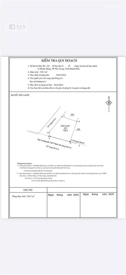 Hàng hiếm tại nguyễn tất thành 2 mặt tiền, phước đồng, nha trang, 5 tỷ, 136m2