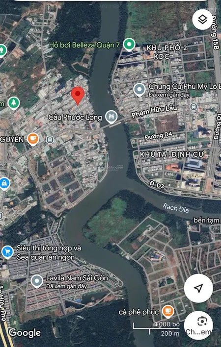 Bán lô đất 2 mặt tiền giáp q7 hẻm 360 phạm hữu lầu phước kiển