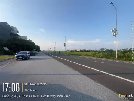 3400m2 đất tmdv mặt tiền ql2c, thanh vân, vĩnh phúc vị trí đắc địa, pháp lý đầy đủ giá 21 tỷ