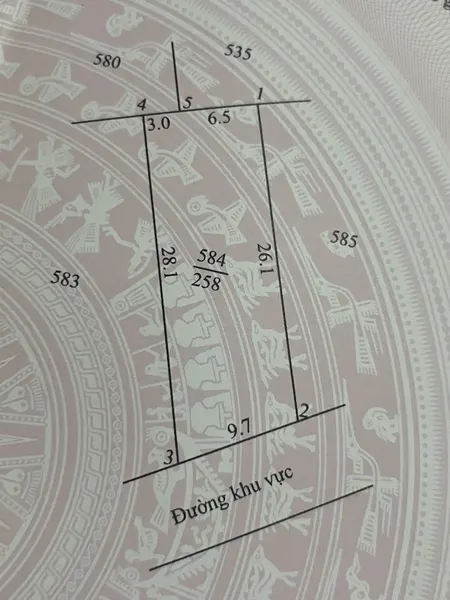 Bán đất 258m² ngang 9,7m giá 400 triệu Xã Nam Cửa Việt