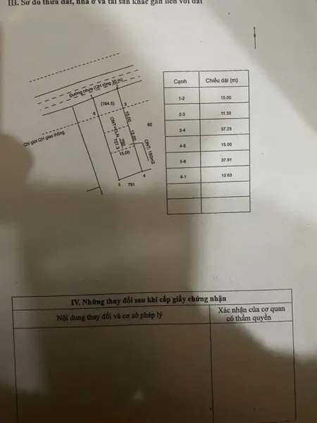 Bán đất 727.3m² ngang 15mm Phường Tân An