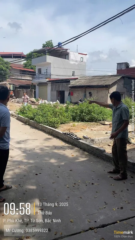 Bán lô góc 40m2 đất Phù Khê Thượng Từ Sơn đường ô tô đẹp