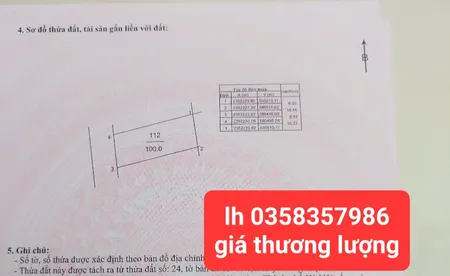 Bán đất 100m² ngang 6.55m giá 22 tỷ Xã Kim Anh