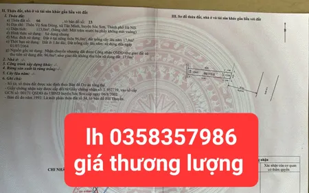 Bán nhà 113m² ngang 4m giá 5.4 tỷ Xã Sóc Sơn