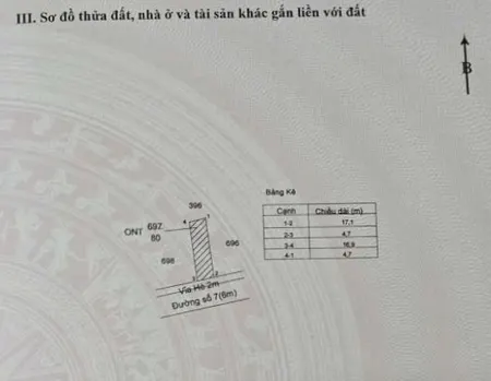 Bán đất 80.1m² ngang 4,7m giá 950 triệu Xã Mỹ Lệ