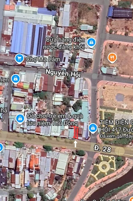 Cần bán gấp lô đất có nhà ở mặt tiền quốc lộ 28.