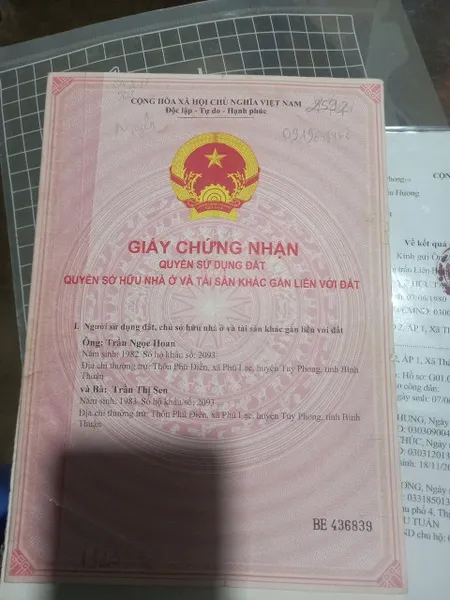 Bán đất thổ cư liên hương