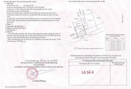 Nhà Đất Phường Bình Chiểu Quận Thủ Đức