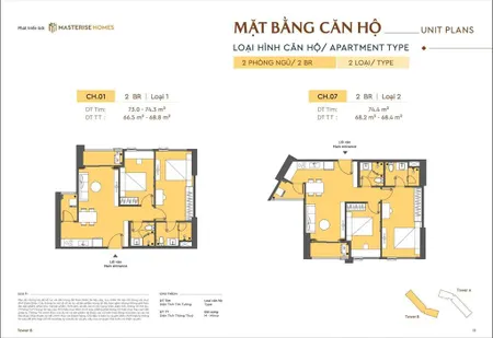 Căn rẻ nhất dự án masterise đà nẵng, 2pn dt 66.7m2 giá chỉ 4.5 tỷ. pháp lý sổ hồng lâu dài