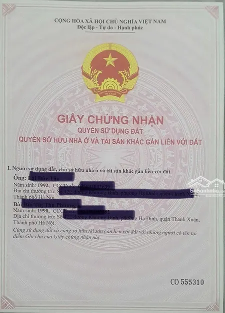 Bán Ccmn Mặt Phố Có Sổ Hồng 2n2wc Khương đình, Thanh Xuân