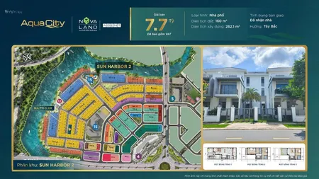 Nhà Phố 8x20 Tại Aqua City - Sun Habour 2 - Nhận Nhà ở Ngay, An Cư Lạc Nghiệp