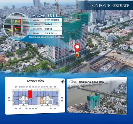Cơ Hội Sở Hữu Shophouse Khối đế Hiếm Có Tại Sun Cosmo Residence - Sở Hữu Lâu Dài