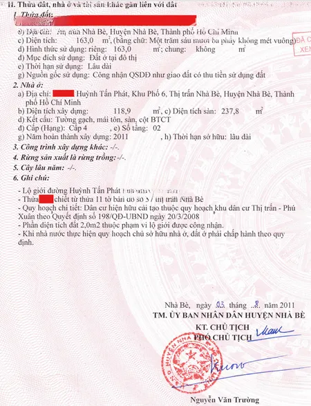 Bán Nhà Mặt Tiền 5.5m Huỳnh Tấn Phát Cách Cầu Phú Xuân 800m
