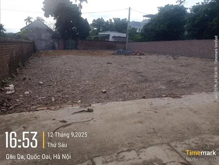 Lô đất đẹp Hiếm 2mặt đường Mặt Tiền Khủng 15m Làn 2 Trục Chính Hòa Thạch Quốc Oai 359m(đất ở 240m)