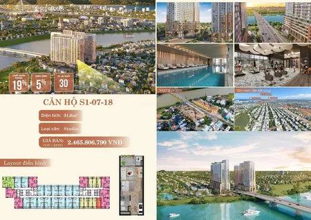 Chiết Khấu Tới 19% - Hỗ Trợ Vay 70% - Căn Hộ Studio Sun Spana Towewr - đầu Tư Sinh Lời Bền Vững