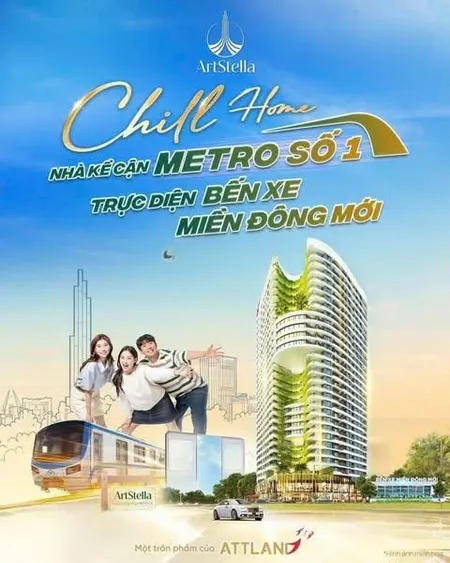 Căn Hộ Art Stella- Căn Hộ Cao Cấp Tại Tp Hcm- Tâm điểm 3 Tuyến Metro, đối Diện Bến Xe Miền đông Mới