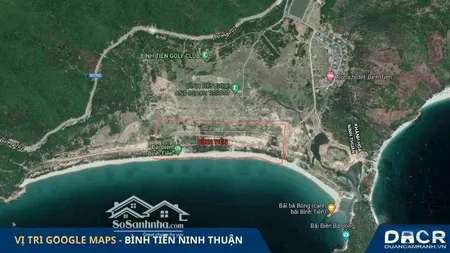 Bán đất Bình Tiên, Sát Biển. Diện Tích 400m2 : 20x20. đất Thổ Cư Lâu Dài