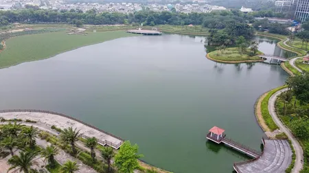 Bán Nhà Riêng Gần đường Cương Kiên- Cạnh Công Viên- Hồ điều Hoà- 2 Mặt Tháng- 5t Mới- Thang Máy