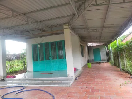 Ngộp Nặng Nhà Cấp 4 đang Cho Thuê 10x31 Thổ Cư Shr 600tr Hai Mặt Tiền Cẩm Giang Gò Dầu