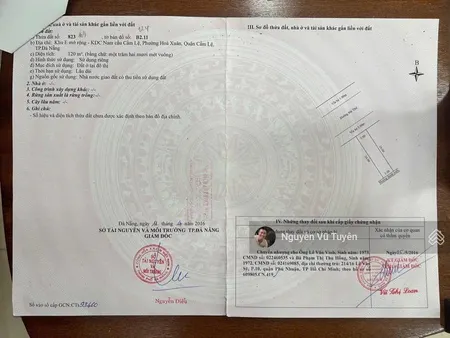 Bán đất đường Mẹ Thứ - đường 10m5- Hoà Xuân