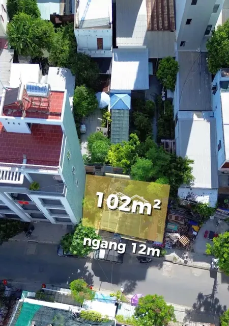 Lô đất Vip Ngang 12m , 3 Mặt Thoáng : Mặt Tiền Mỹ Khê 8 . Diện Tích 102m2.