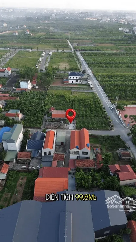 Bán đất 99,8m² Mặt Tiền 5m Trục Chính Xã Tân Dân, Khoái Châu, Hưng Yên
