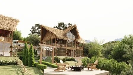 Bán villa khu nghỉ dưỡng Ngu Mai Retreat House, Hiền Lương, Đà Bắc – view núi đẹp, 1452m², giá 3.4 tỷ