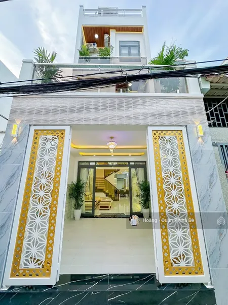 Nhà Full Nội Thất-cách đường Huỳnh Tấn Phát 70m-dt 4x15,29m-1trệt 2lầu 4pn-thiết Kế Hiện đại