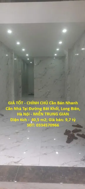 GIÁ TỐT - CHÍNH CHỦ Cần Bán Nhanh Căn Nhà Tại Đường Bát Khối, Long Biên, Hà Nội - MIỄN TRUNG GIAN